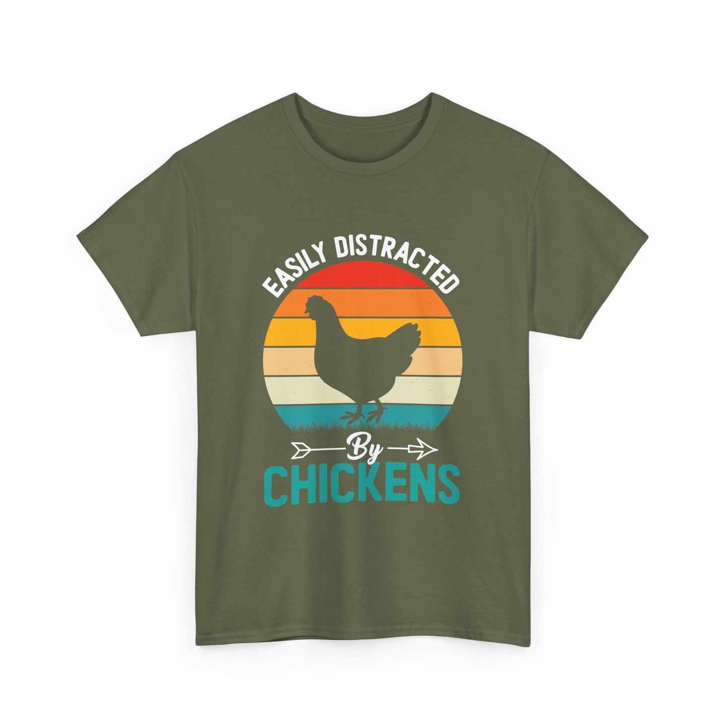 Distracted by Chickens Tee