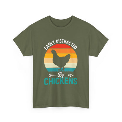 Distracted by Chickens Tee