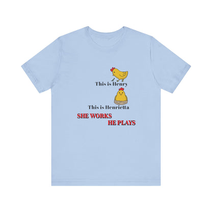 He and She T Shirt