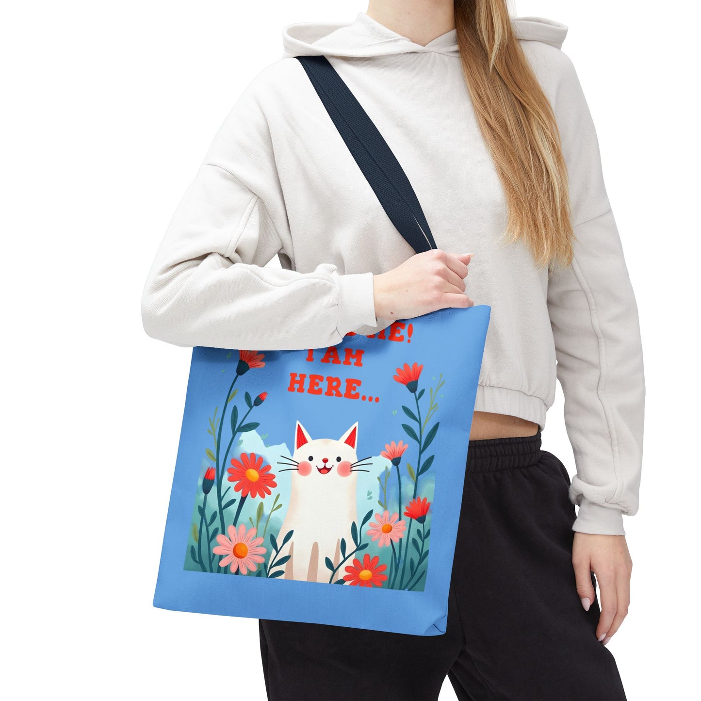 Humorous Kitty Tote Bag