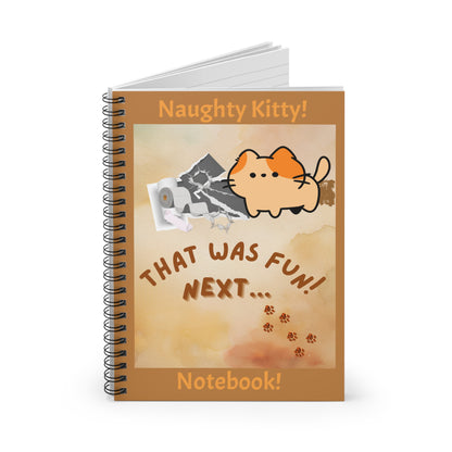 Naughty Kitty Notebook