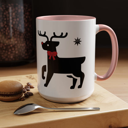 Xmas Raindeer Mug (11, 15oz)