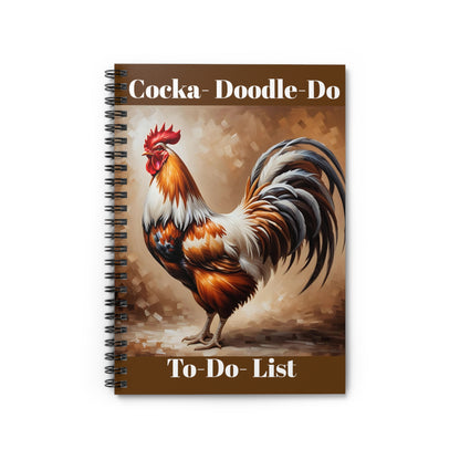 Rooster Spiral Notebook