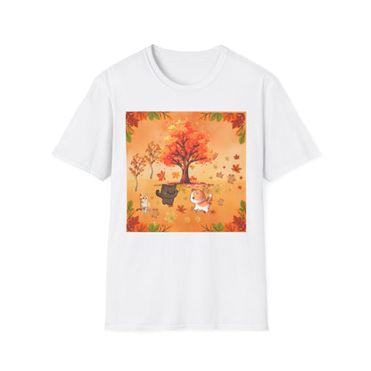 Kitties In Leaves