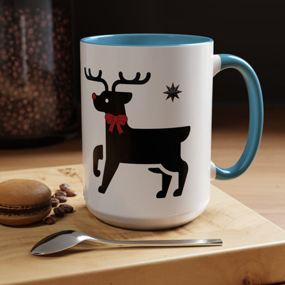 Xmas Raindeer Mug (11, 15oz)