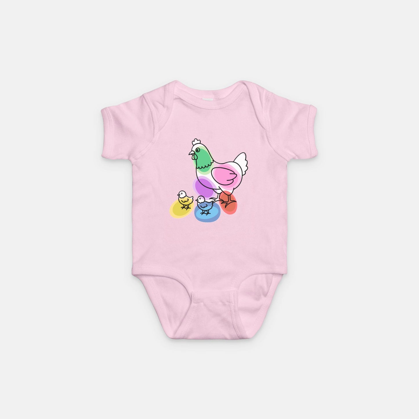 Hen & Chicks Onesie