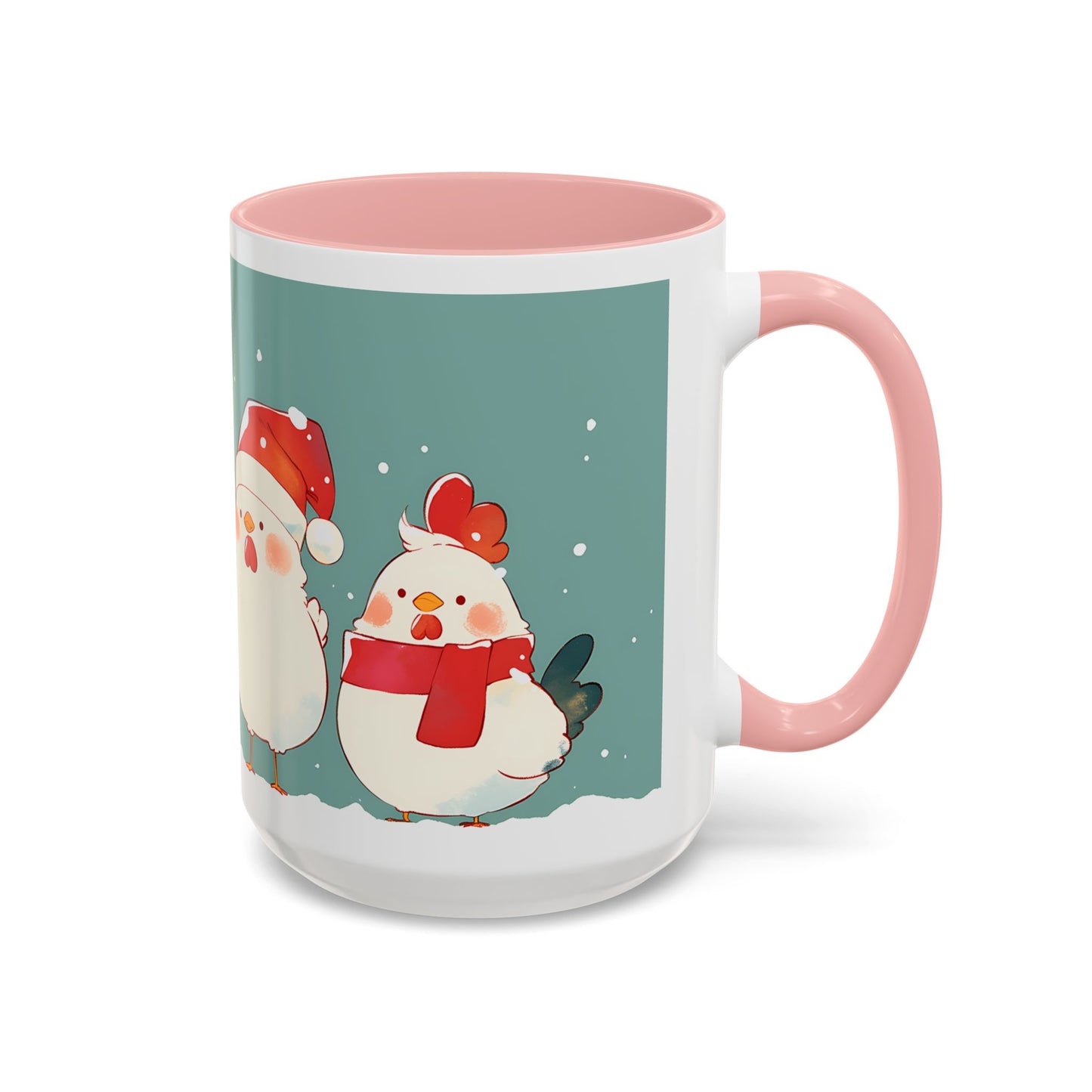 Fat Chickies In Winter Mug