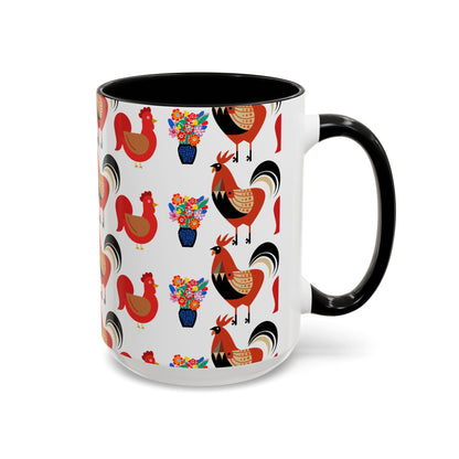 Rooster & Hen Mug