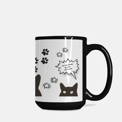 Mad Kitty Black Mug