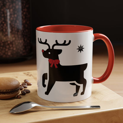 Xmas Raindeer Mug (11, 15oz)
