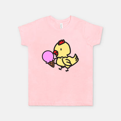 Chickie Eats Ice Cream Cone