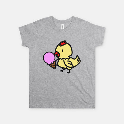 Chickie Eats Ice Cream Cone