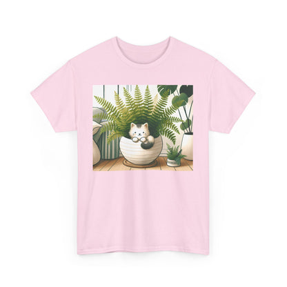 Kitty in Plant Pot Tee