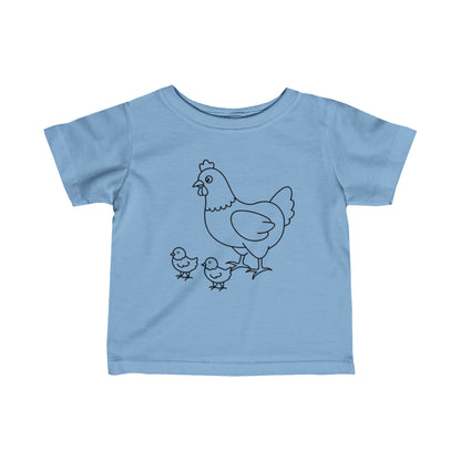 Infant Hen & Chicks Tee