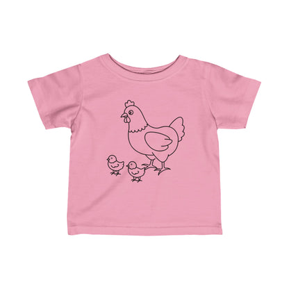 Infant Hen & Chicks Tee