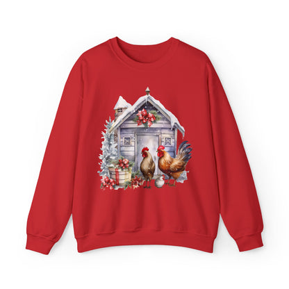Cozy Chicken Family Holiday Design
