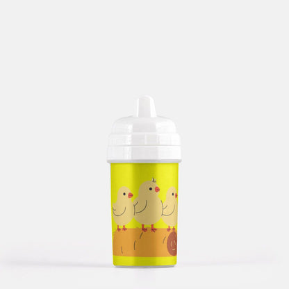 3 Chicks On Hay Sippy Cup