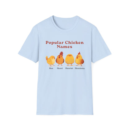 Popular Chicken Names T-Shirt