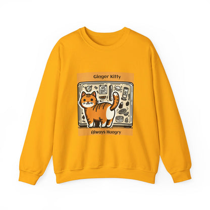 Ginger Kitty Crewneck Sweatshirt