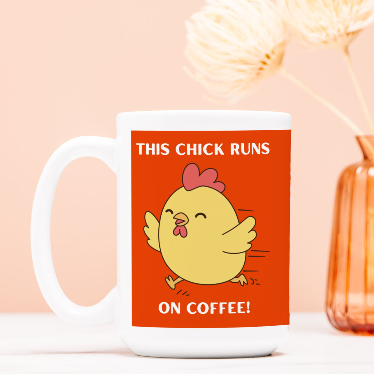 Chick Runs On Coffee!