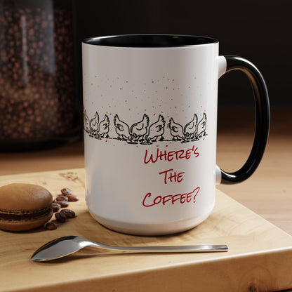 Chickens Peck Mug