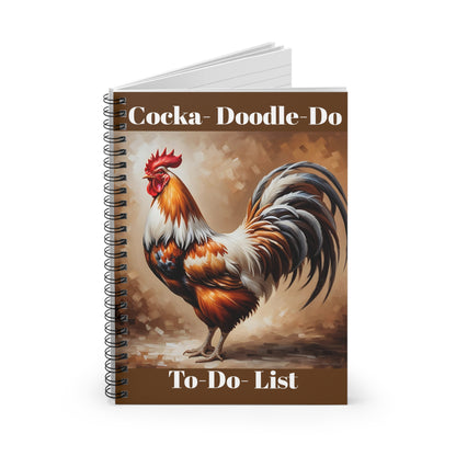 Rooster Spiral Notebook