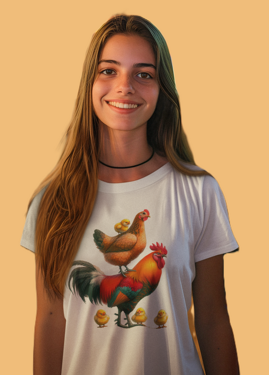 Stack of Chickens Tee