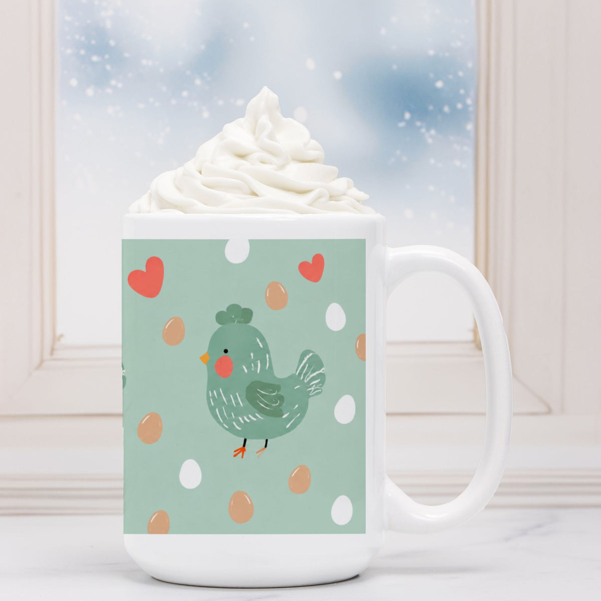 Whimsy Chicken Mug