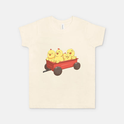 Chickeis In A Red Wagon Tee