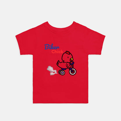 Biker Chick Toddler Tee