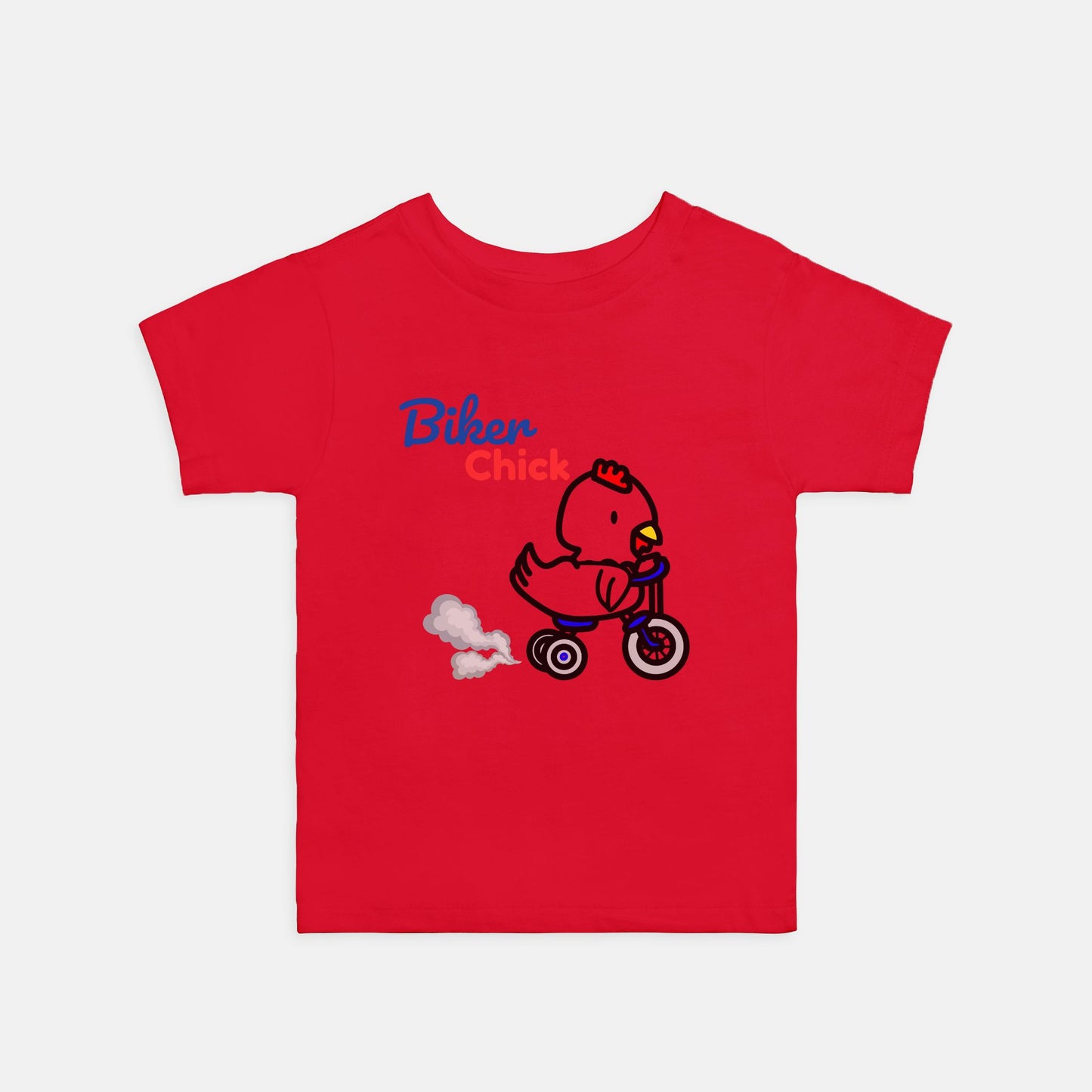 Biker Chick Toddler Tee