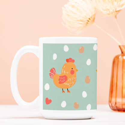 Whimsy Chicken Mug