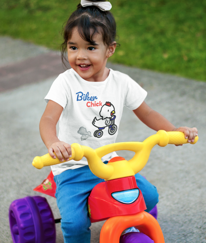 Biker Chick Toddler Tee