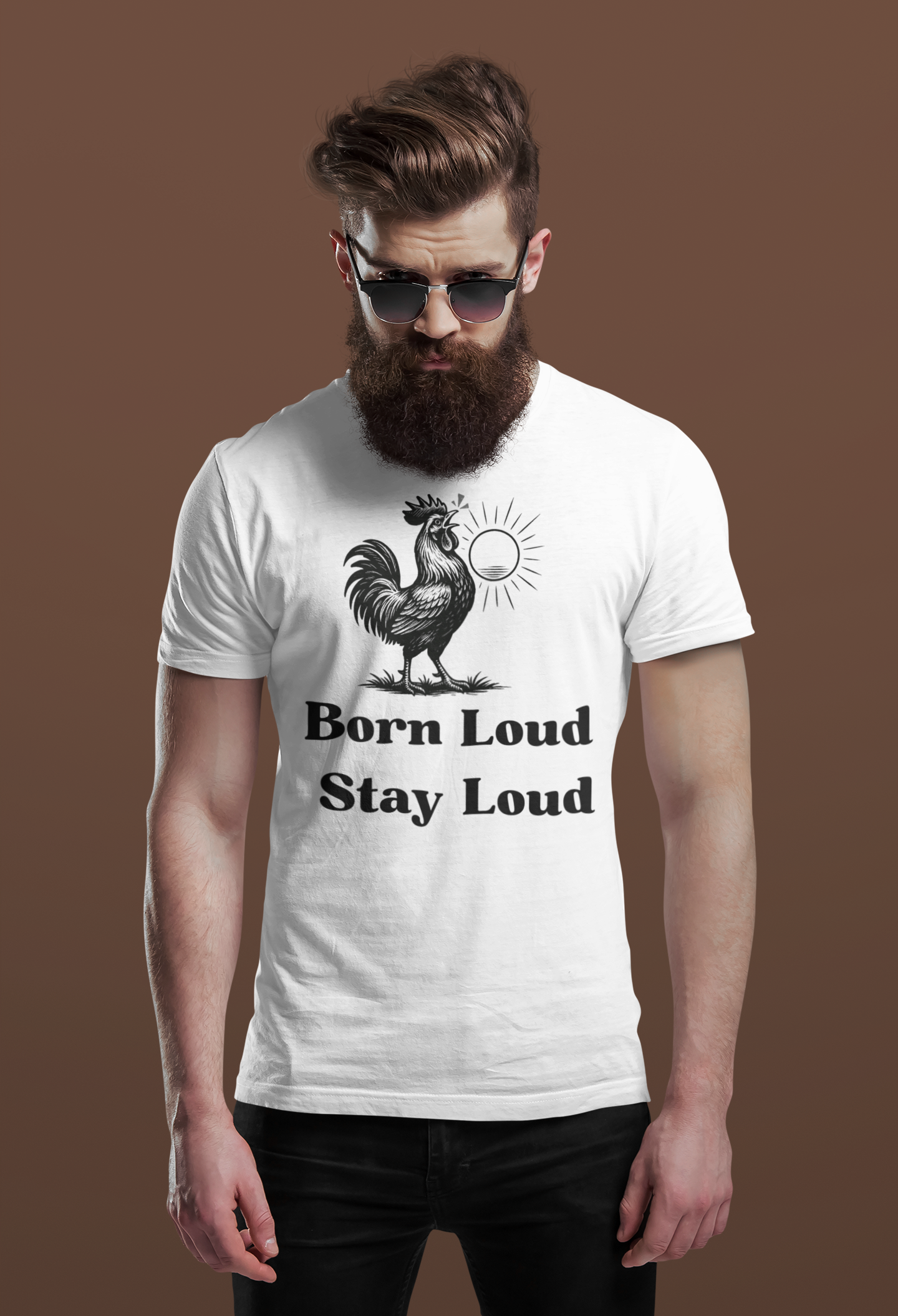 Loud Rooster T Shirt