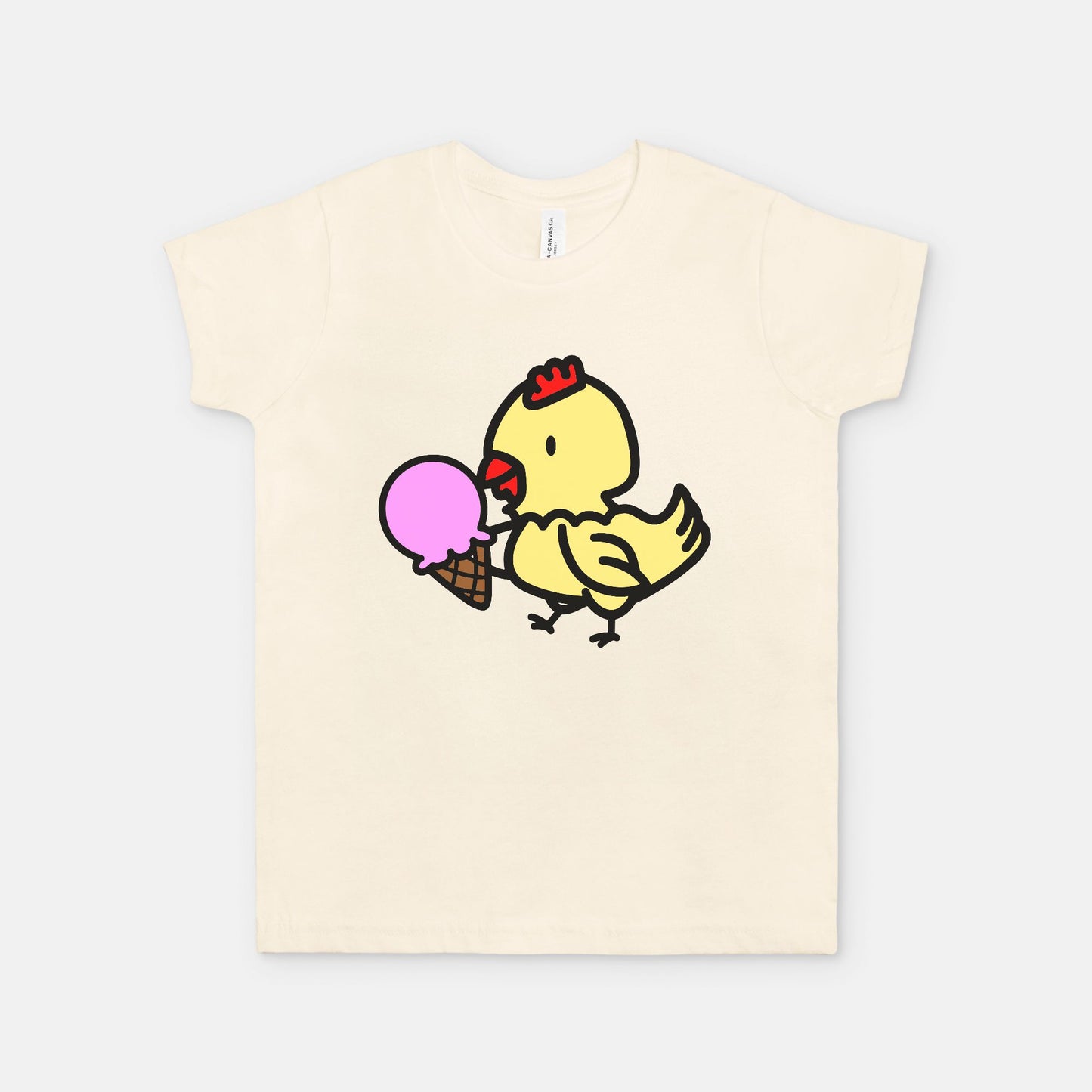 Chickie Eats Ice Cream Cone