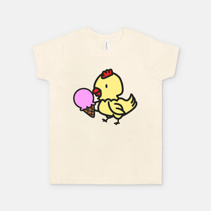 Chickie Eats Ice Cream Cone