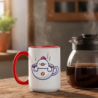 Chickie in a Mug collection-safe coffee-pot image