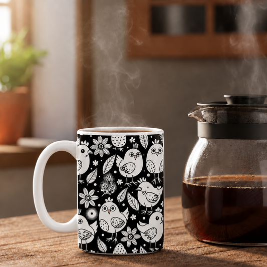Crazy Chickies coffee-pot image for review
