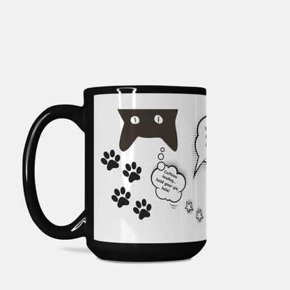 Mad Kitty Black Mug