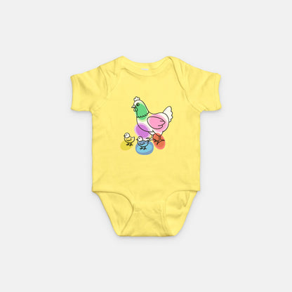 Hen & Chicks Onesie