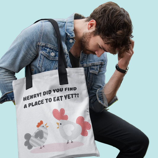 Henpecked Henry Tote Bag!