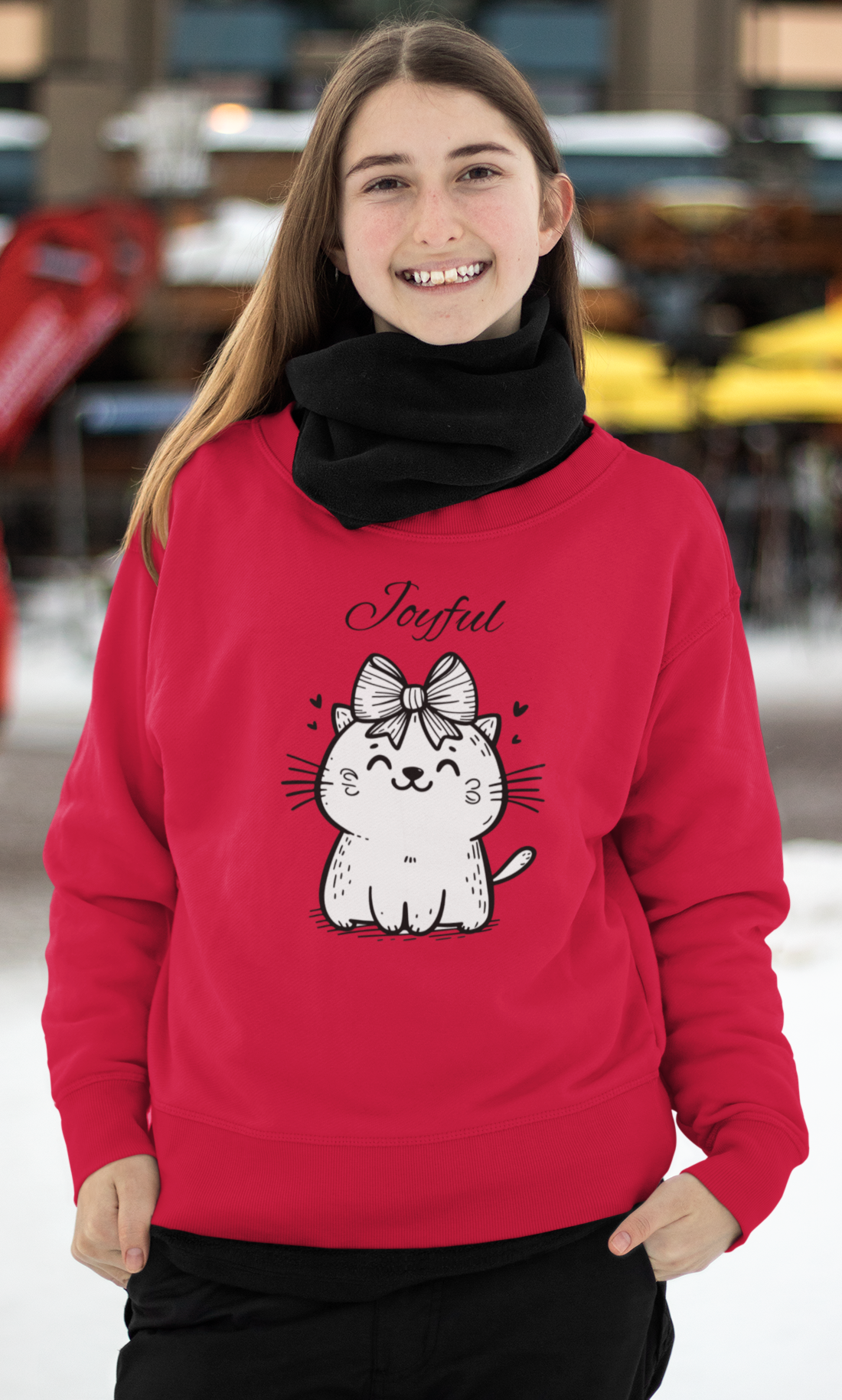 Joyful Kitty Sweatshirt