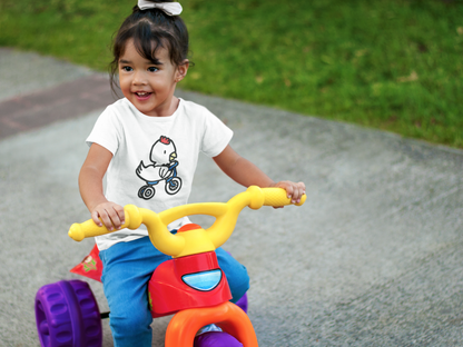Bicycle Chickie Kids Tee