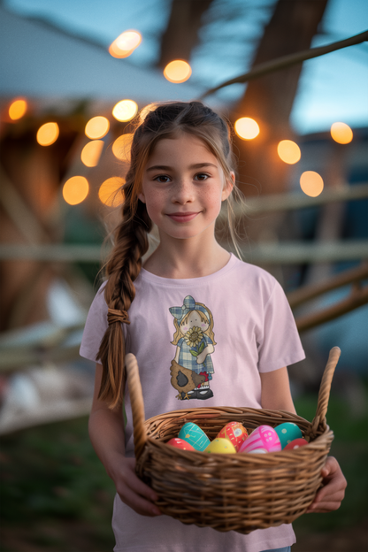 Girl With Chicken Tee