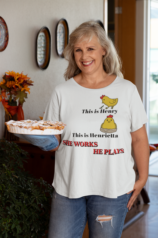 He & She Chicken T-Shirt