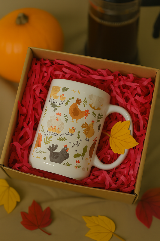Lots Of Silly Chickens Mug