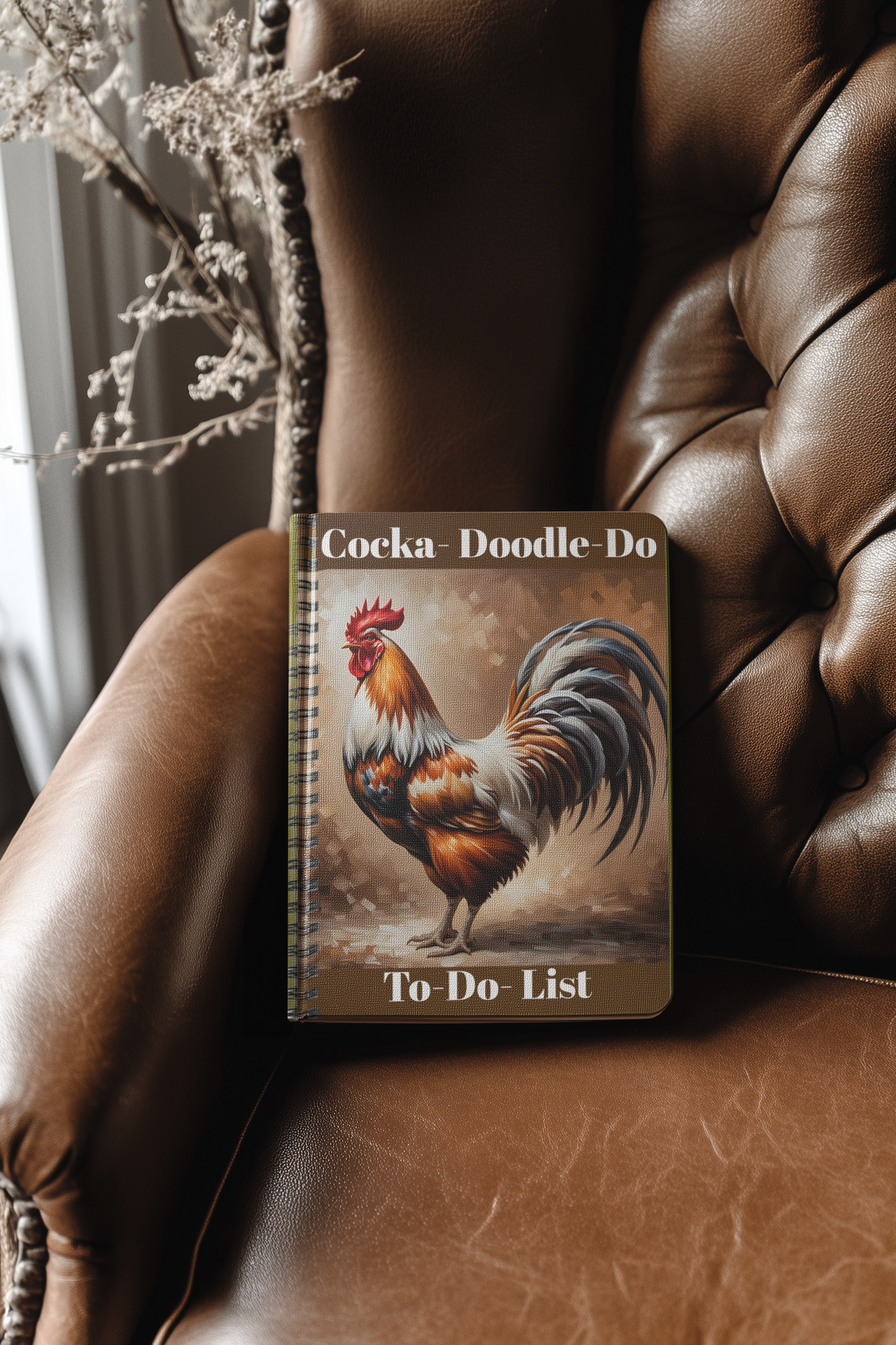 Rooster Spiral Notebook